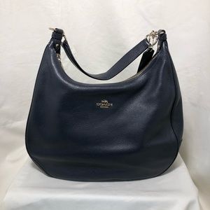 Coach Navy Hobo Handbag